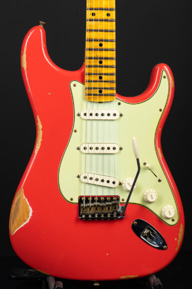 Fender Custom Shop 1959 Stratocaster Relic AA-Flamed Neck MN - Fiesta Red