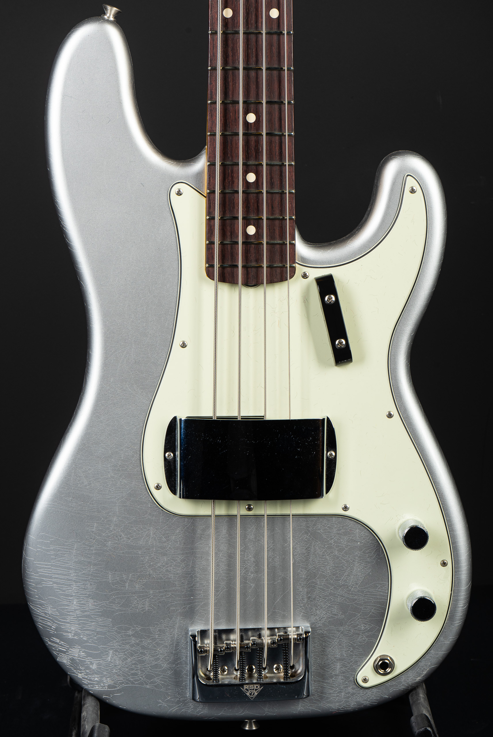 Fender Custom Shop 1960 Precision Bass Closet Classic - Chrome Silver