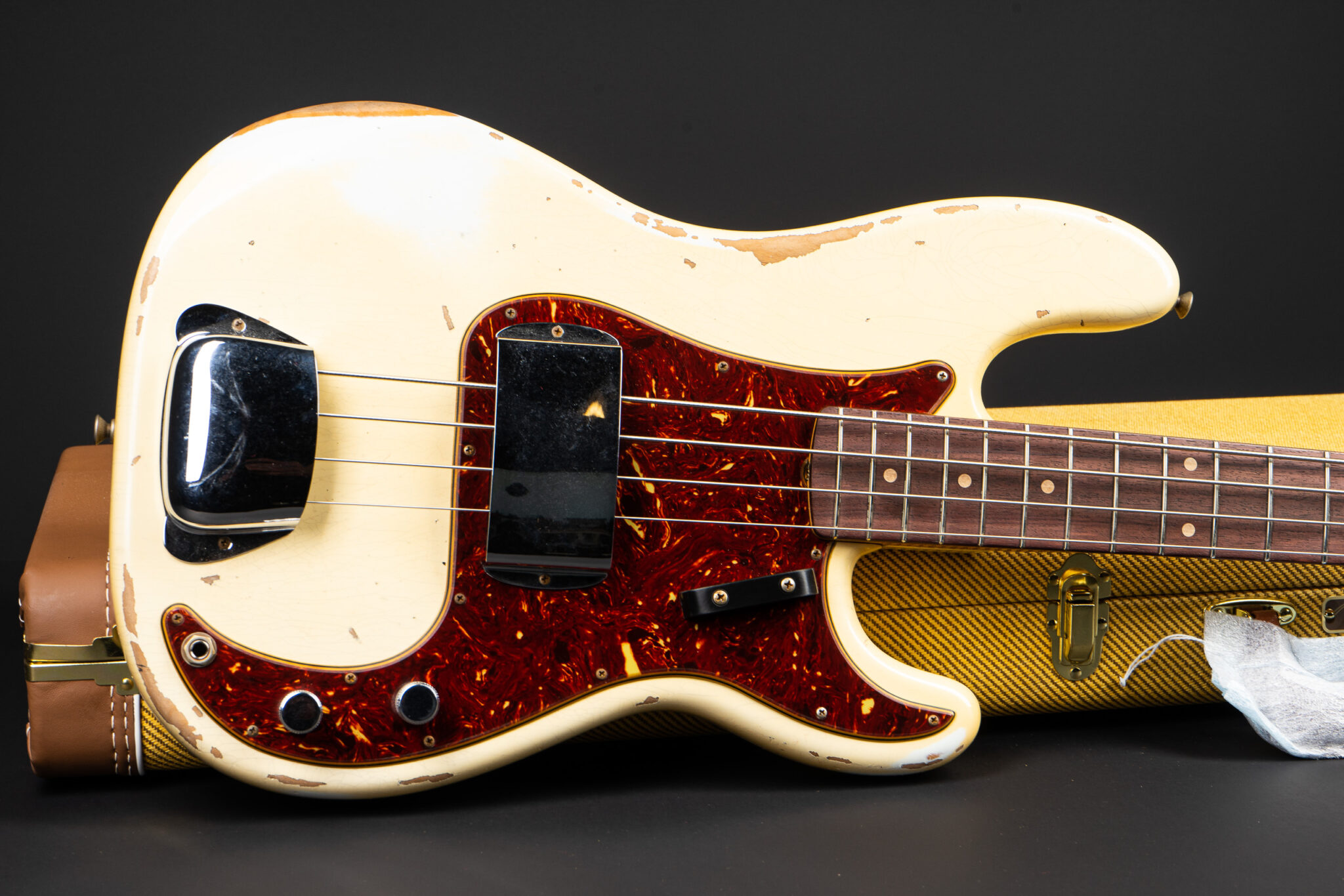 ベース Fender Custom Shop 1960 Precision Bass Fender Custom Shop 1960 Precision Bass RSD – Black Pearl