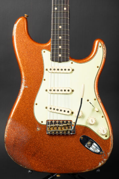 Fender Custom Shop 1960 Stratocaster Heavy Relic - SFA Orange Sparkle