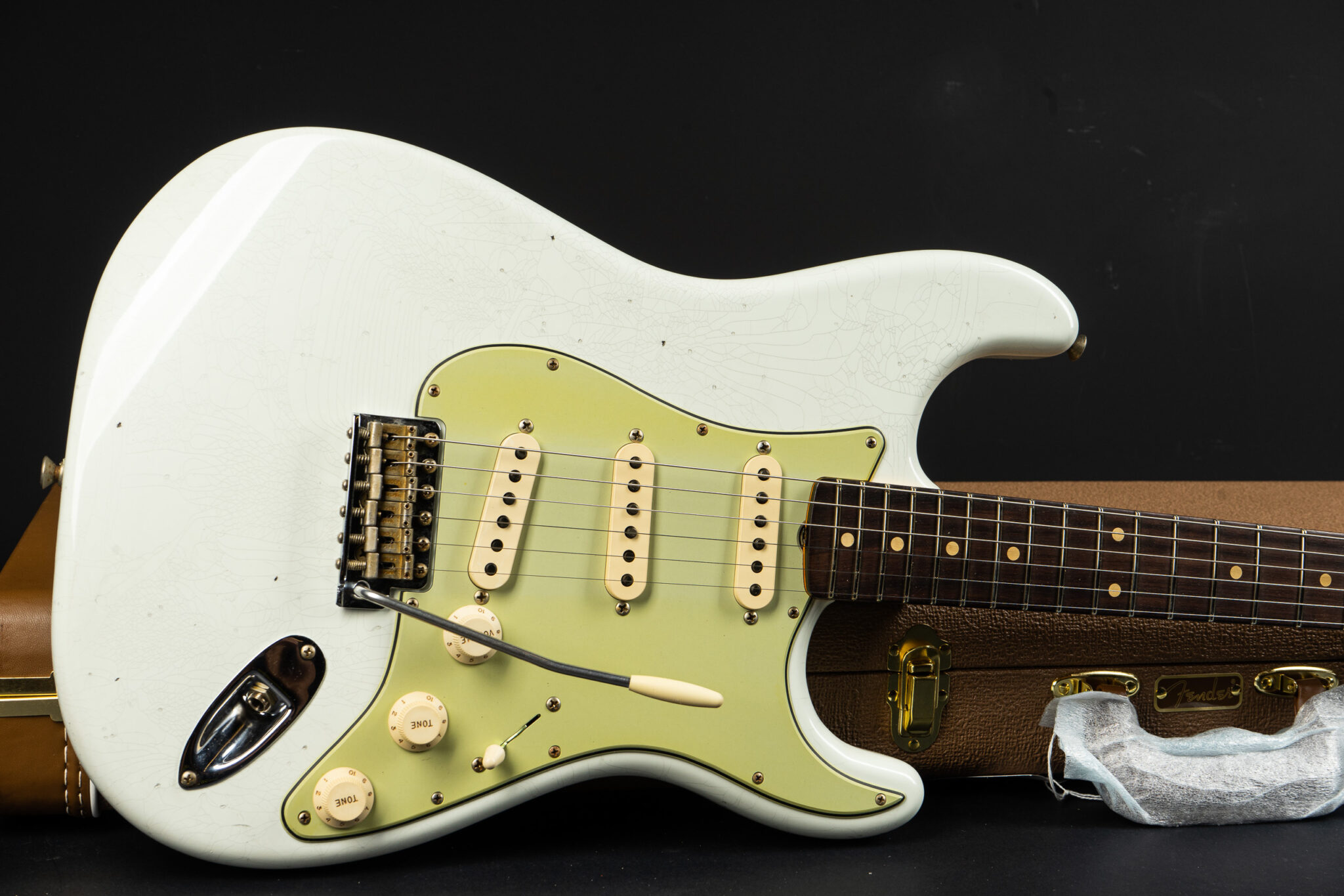 Fender Custom Shop 1960 Stratocaster Journeyman Relic – Olympic White ...