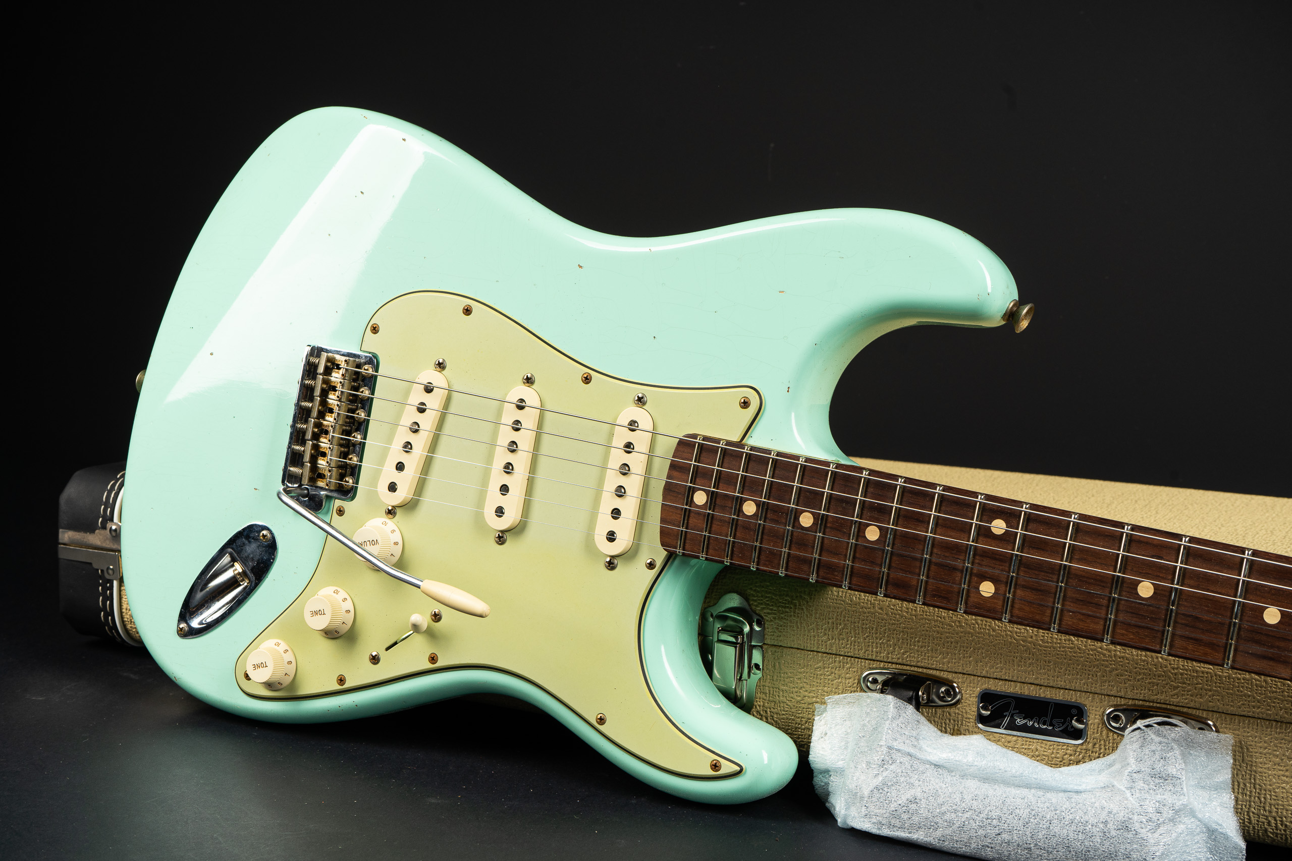 Fender Custom Shop 1960 Stratocaster Journeyman Relic - Surf Green