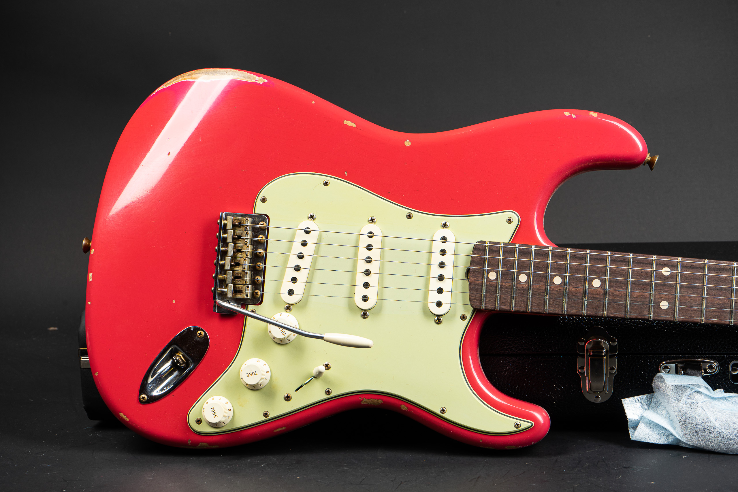 Repro Aged ＆ Relic Custom DakotaRed Stratocaster レリック
