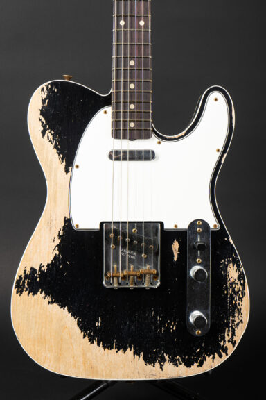 Fender Custom Shop 1960 Telecaster Custom Super Heavy Relic - Black