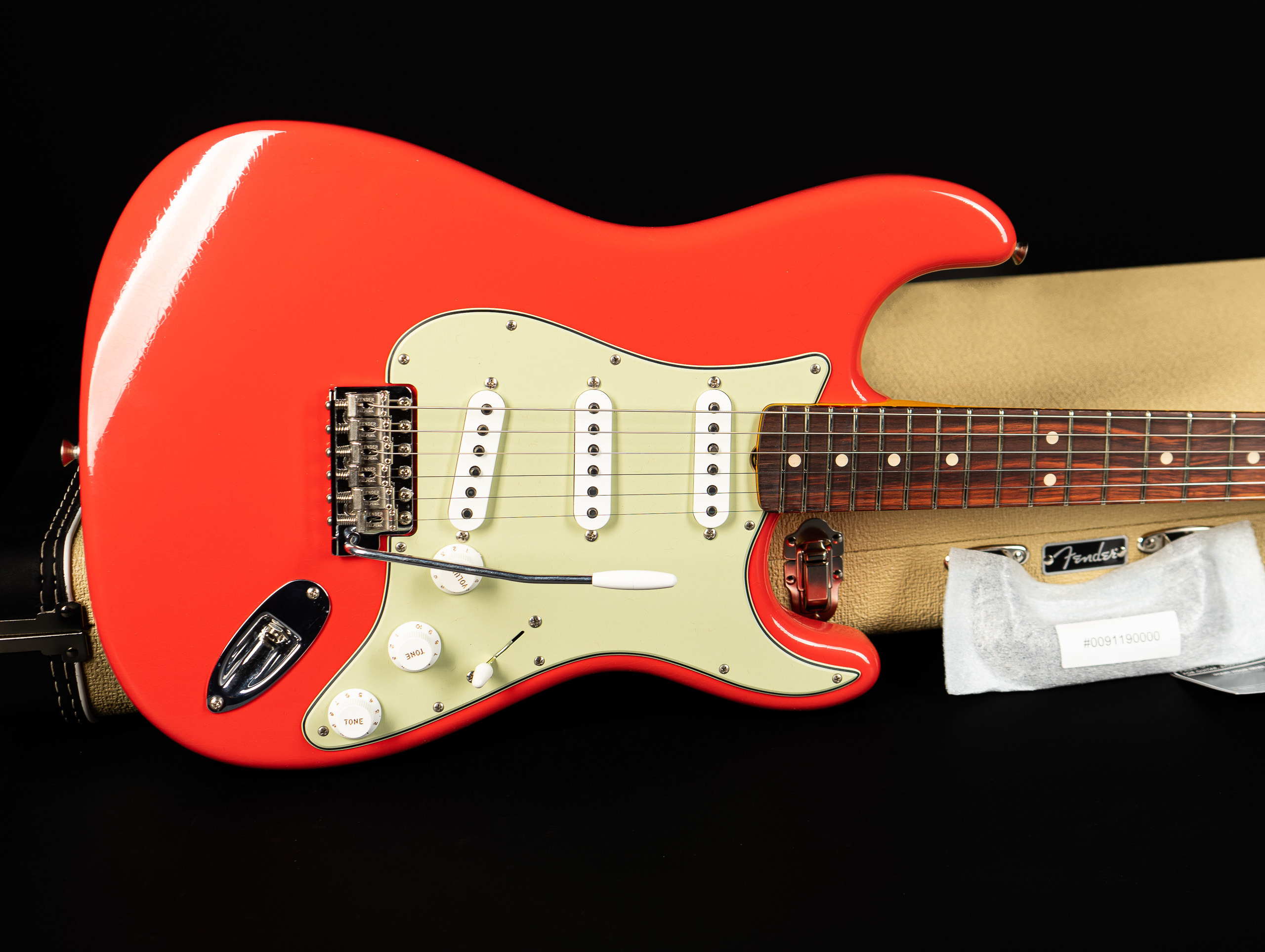 Fender Custom Shop Custom 1963 ストラト Fender Custom Shop 1963 Stratocaster Closet Classic - Fiesta Red
