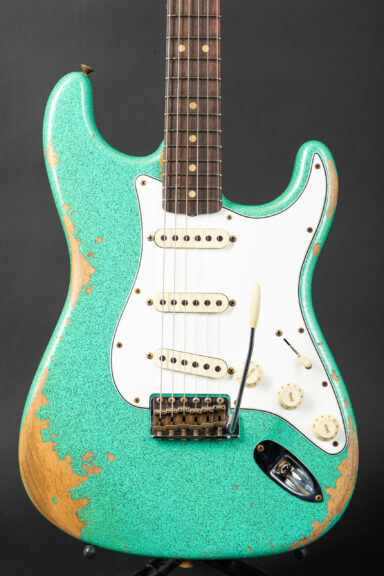 Fender Custom Shop 1963 Stratocaster Heavy Relic - Aged Sea Foam Sparkle