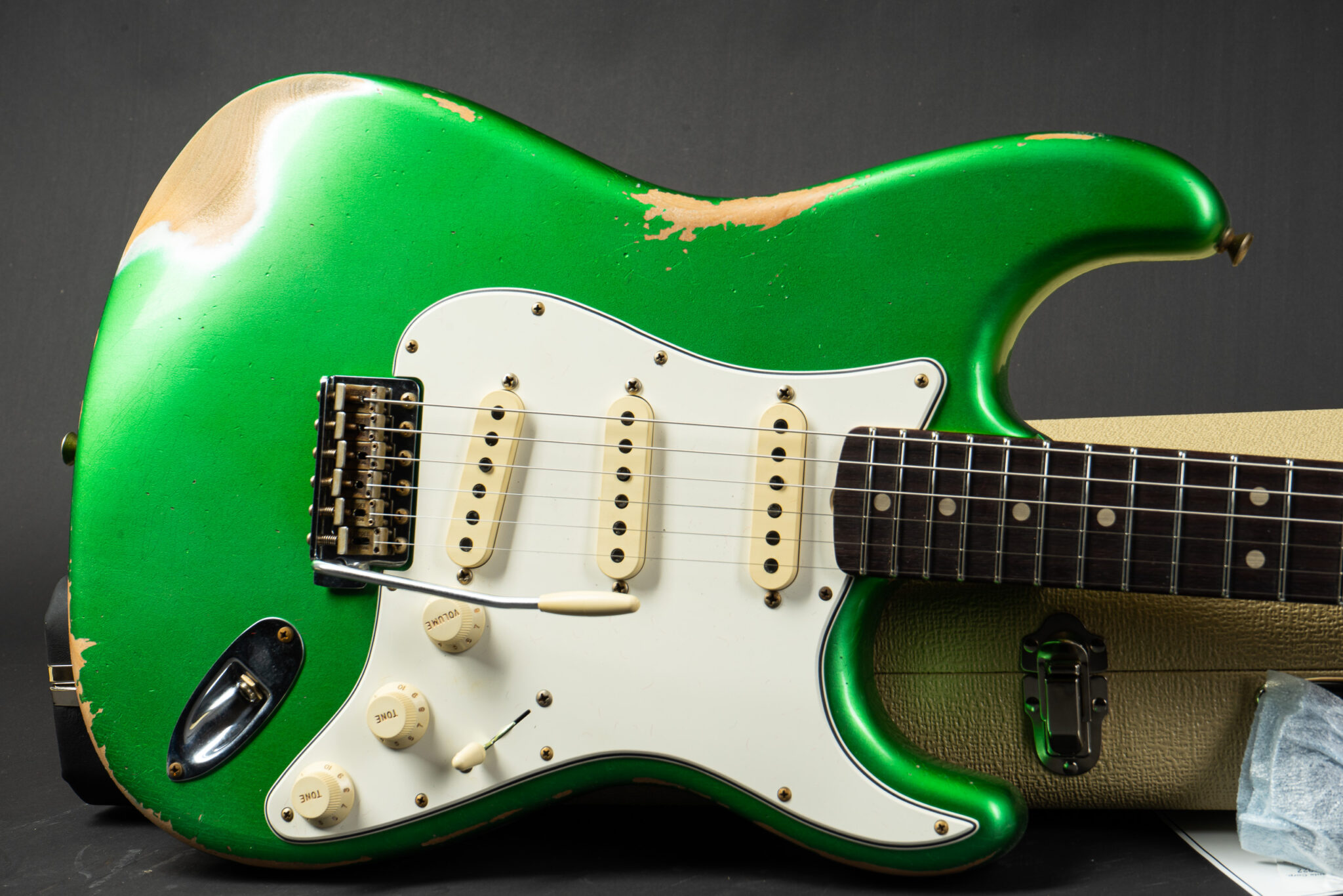 fender custom shop green