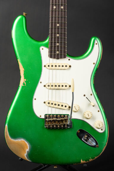 Fender Custom Shop 1963 Stratocaster  Heavy Relic - SFA Candy Green
