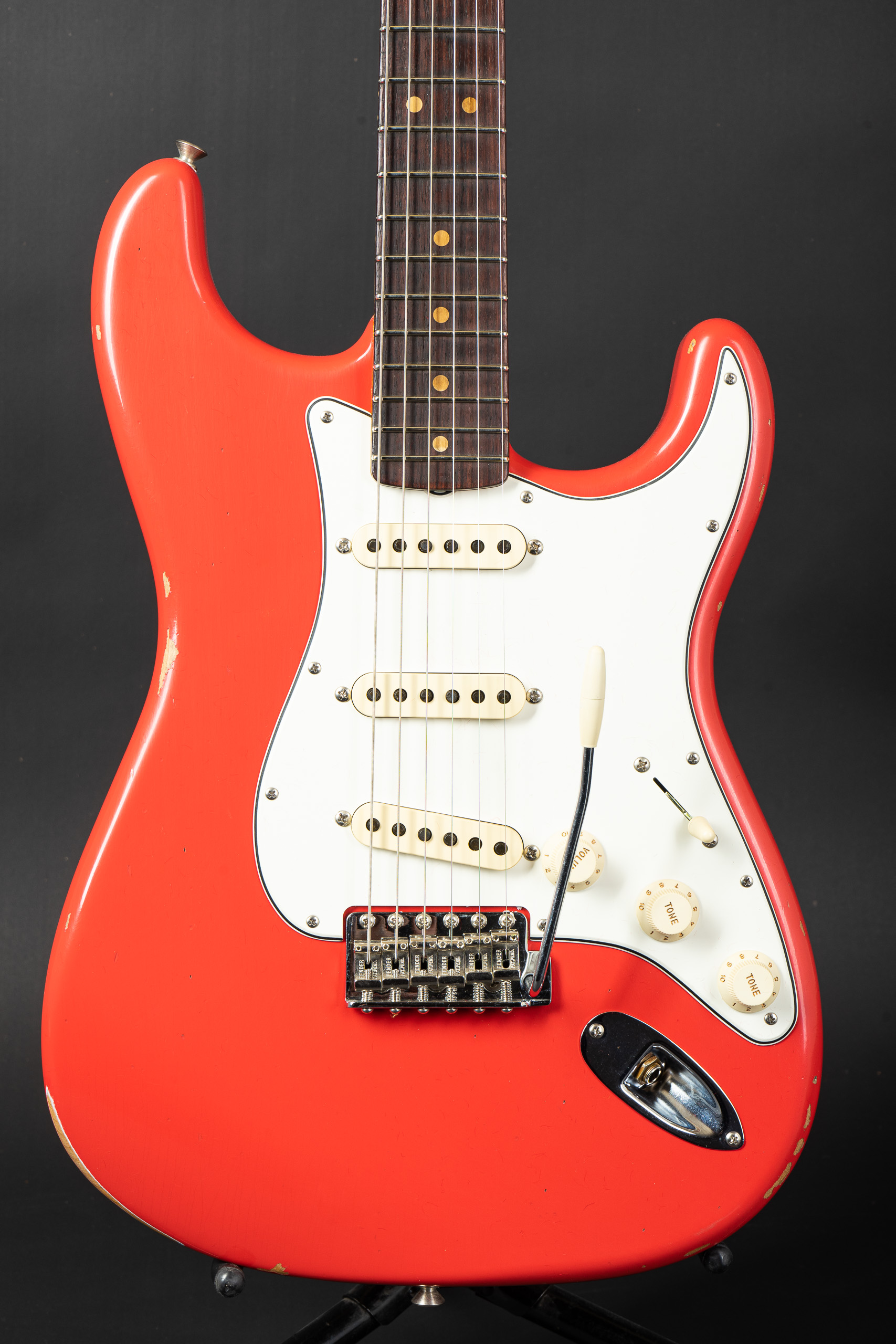 fender custom shop stratocaster red