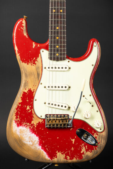 Fender Custom Shop 1963 Stratocaster Super Heavy Relic - Dakota Red