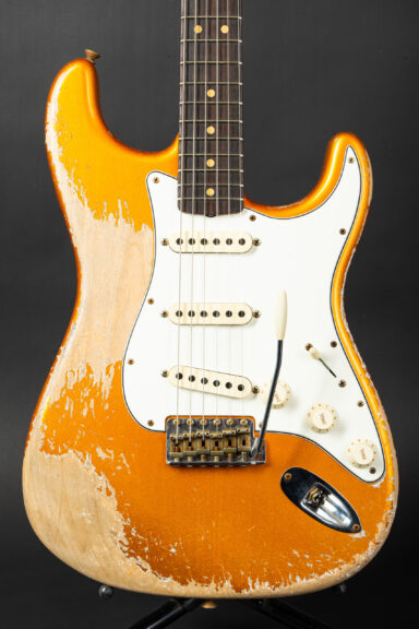 Fender Custom Shop 1963 Stratocaster Super Heavy Relic - SFA Candy Tangerine