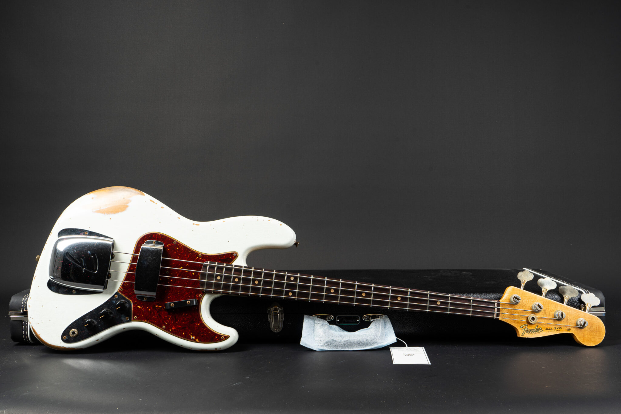 Fender Custom Shop 1964 Jazz Bass Heavy Relic – Olympic White 