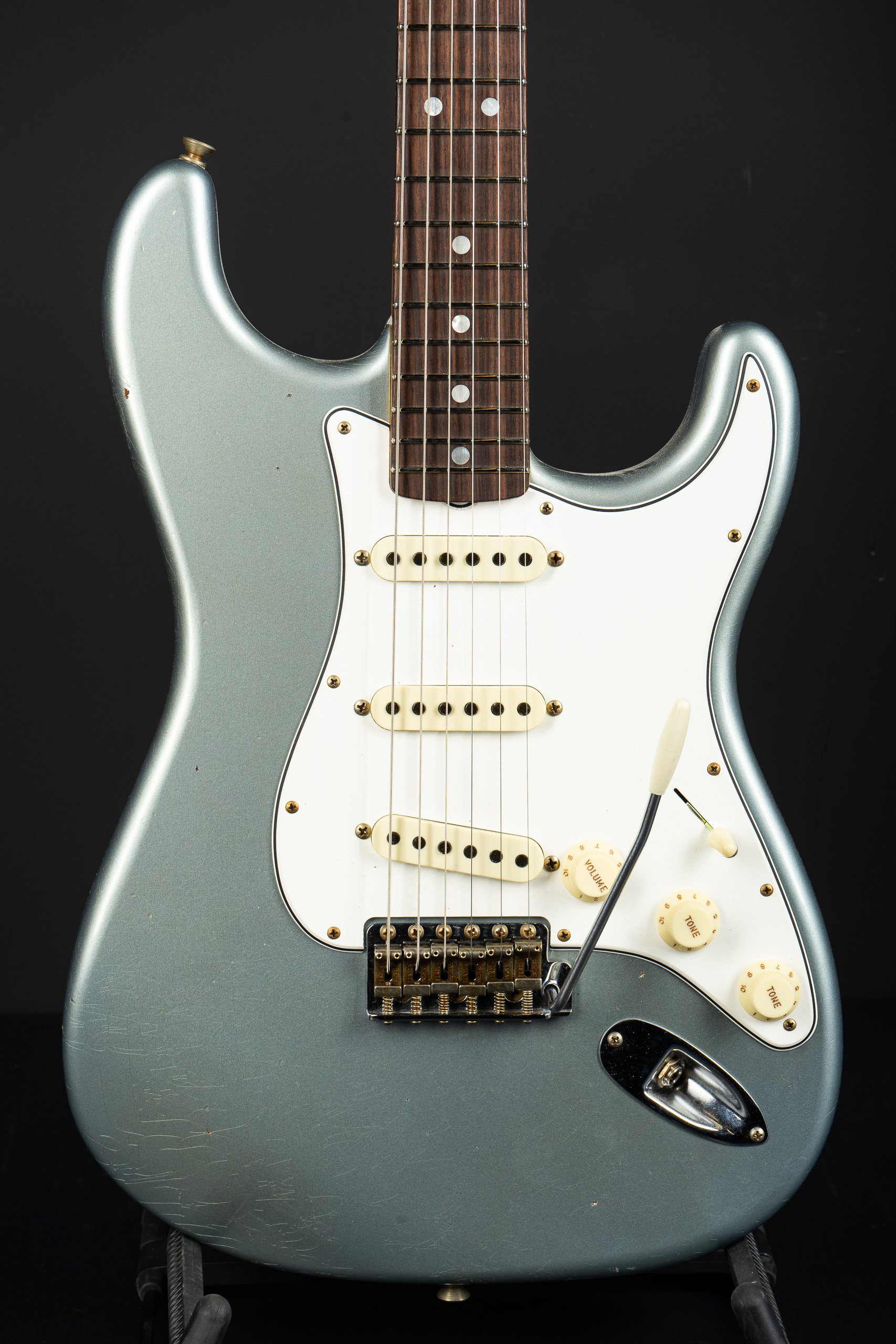 Ice blue store metallic stratocaster