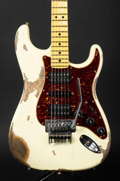 Fender Custom Shop 1969 Stratocaster HSH "Mars Attacks" Heavy Relic - Vintage White