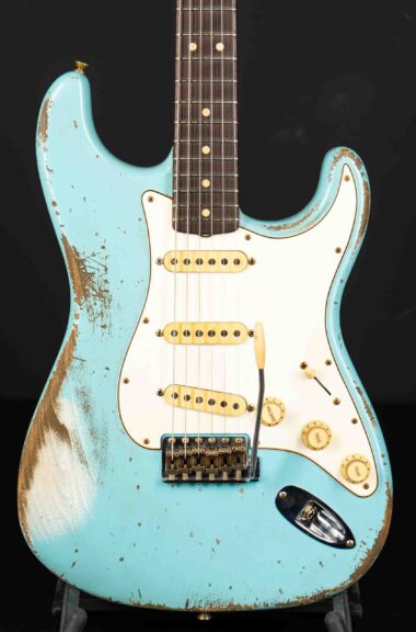 Fender Custom Shop Jason Smith Masterbuilt Ultimate Relic 1963 Stratocaster - Daphne Blue