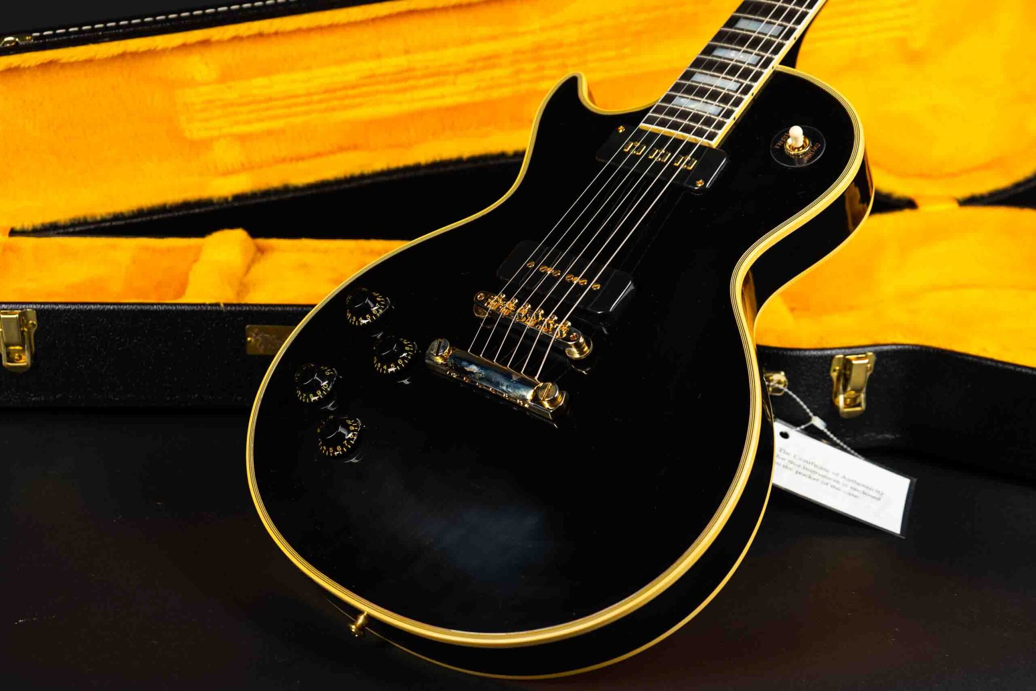 買得 Ebony – Custom Paul Les 1954 Gibson VOS …4,05Kg Lefthand 弦楽器