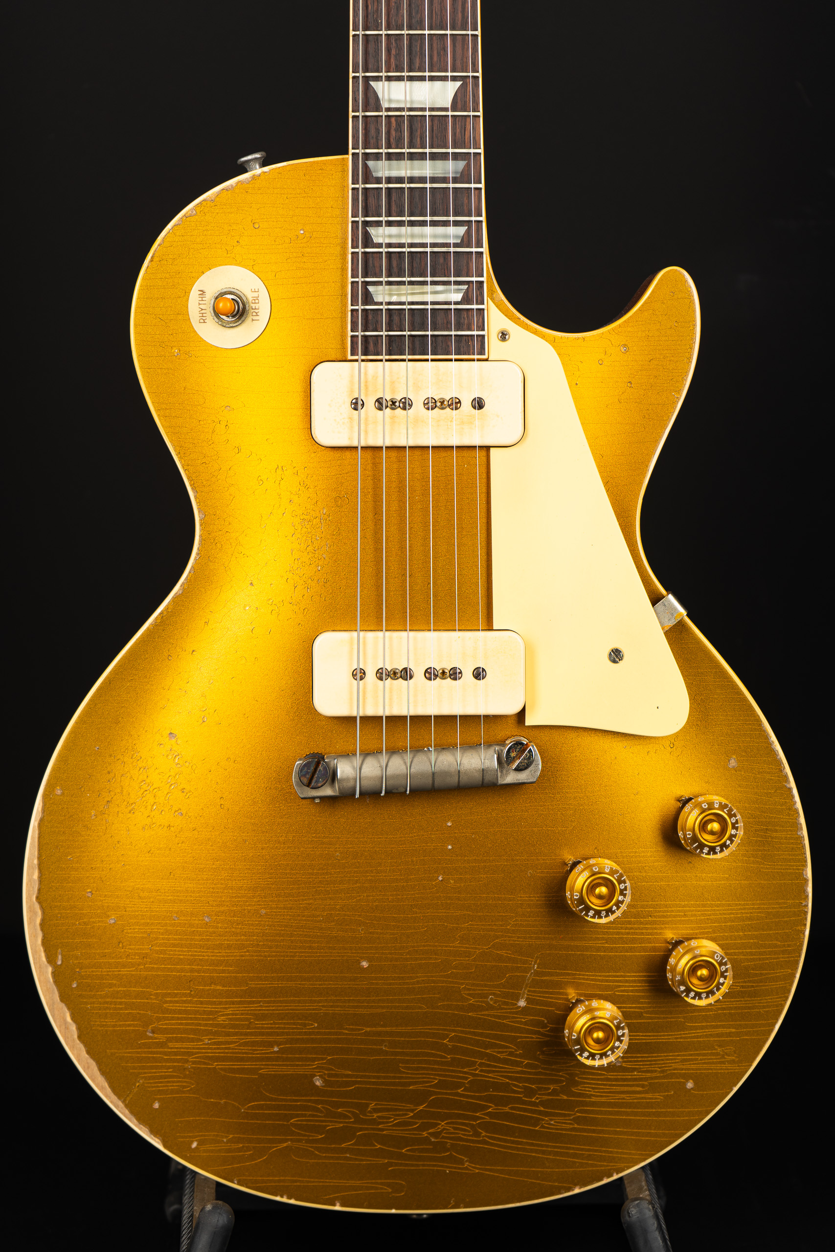 ギター Gibson murphy lab 1954 allgold LIGHTAGED Gibson Custom Murphy Lab 1954 Les Paul Standard w/Humbuckers