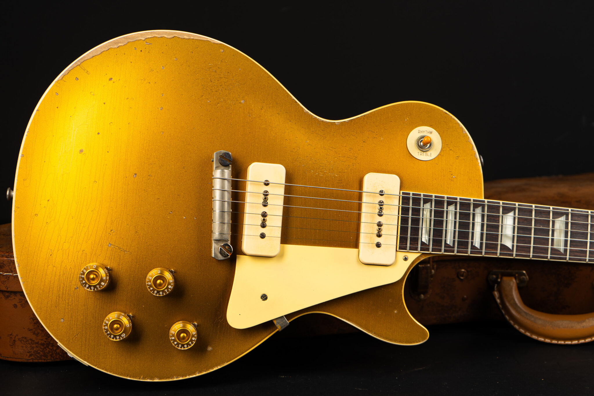 ギター Gibson murphy lab 1954 allgold LIGHTAGED Gibson Custom Shop Murphy Lab 1954 Les Paul Heavy Aged
