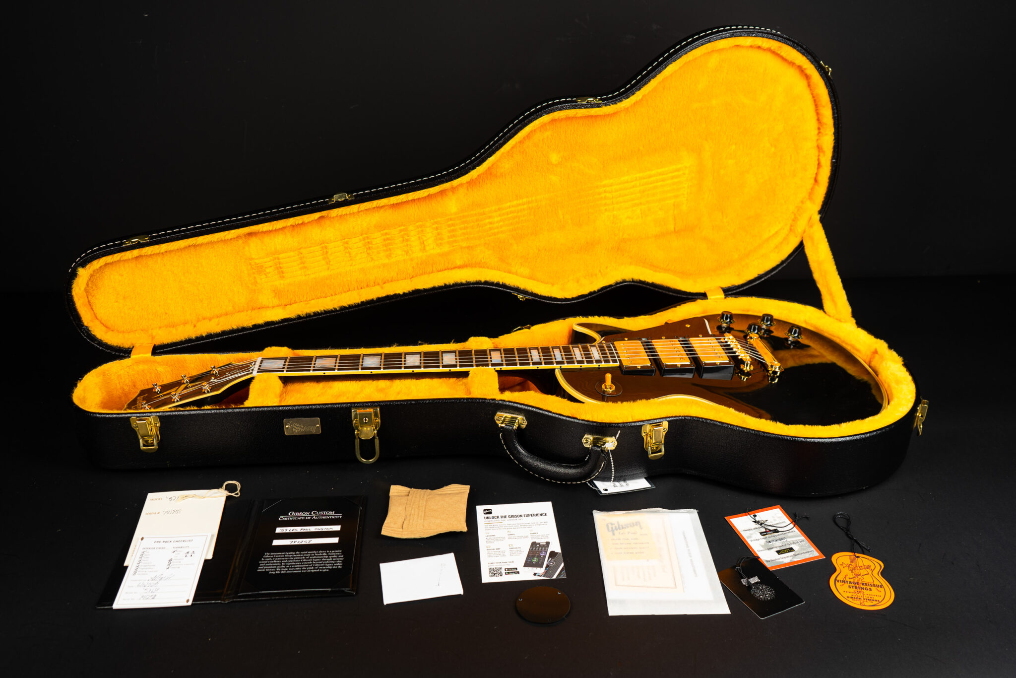 Gibson 1957 Les Paul Custom VOS – Black Beauty 3,9Kg