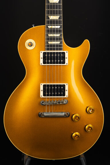 Gibson 1957 Les Paul Standard Mahogany Top Ebony Board VOS – Goldtop Darkback