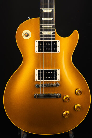 Gibson 1957 Les Paul Standard Mahogany Top Ebony Board VOS - Goldtop Darkback