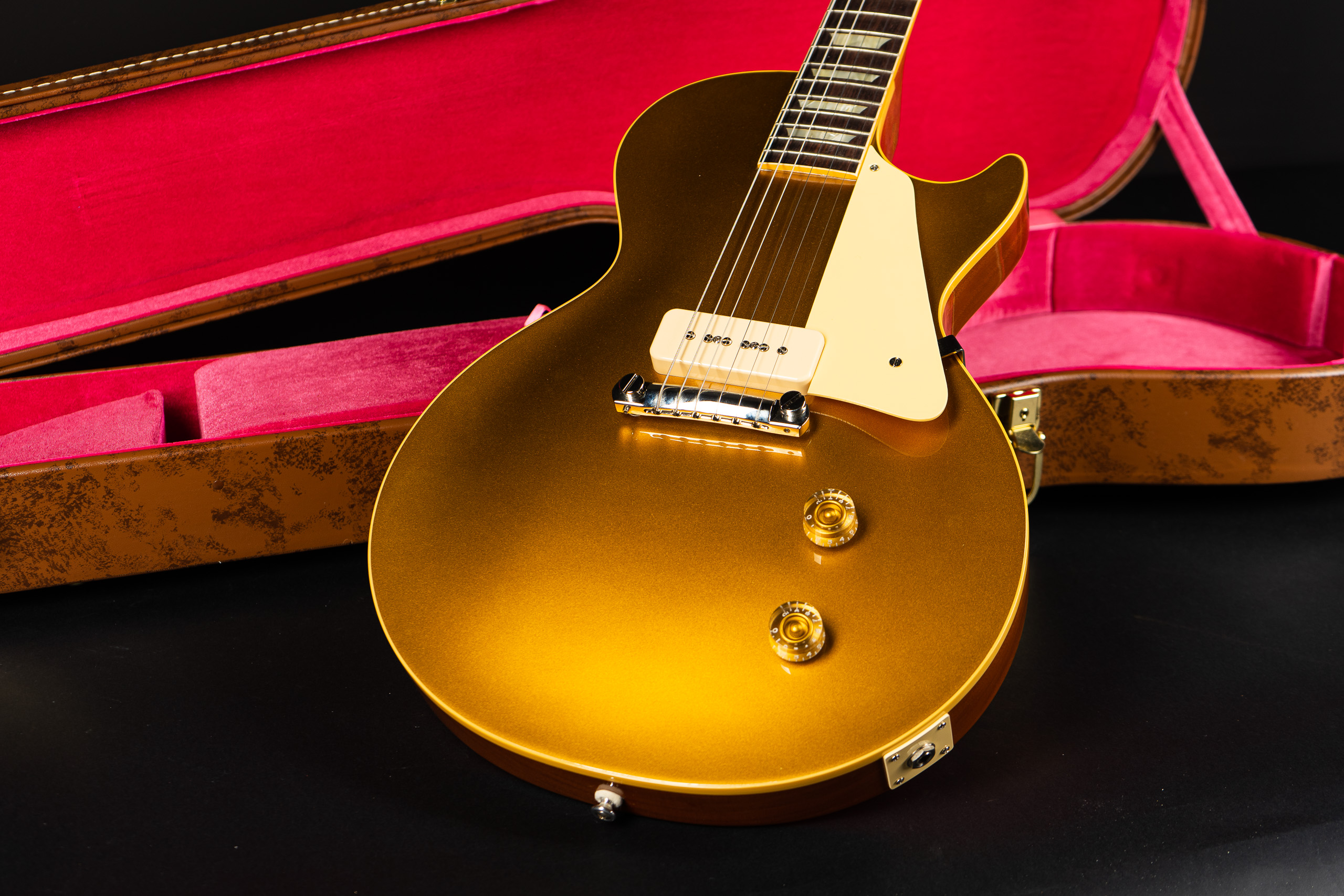 Gibson Custom Shop 1954 Les Paul Standard 1-P90 – Goldtop