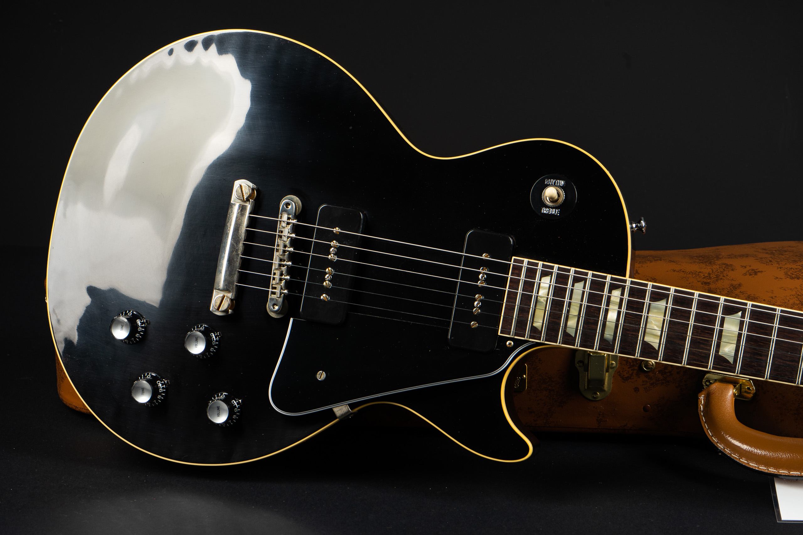 Gibson Custom Shop 1956 Les Paul Standard Blackout VOS - All Ebony