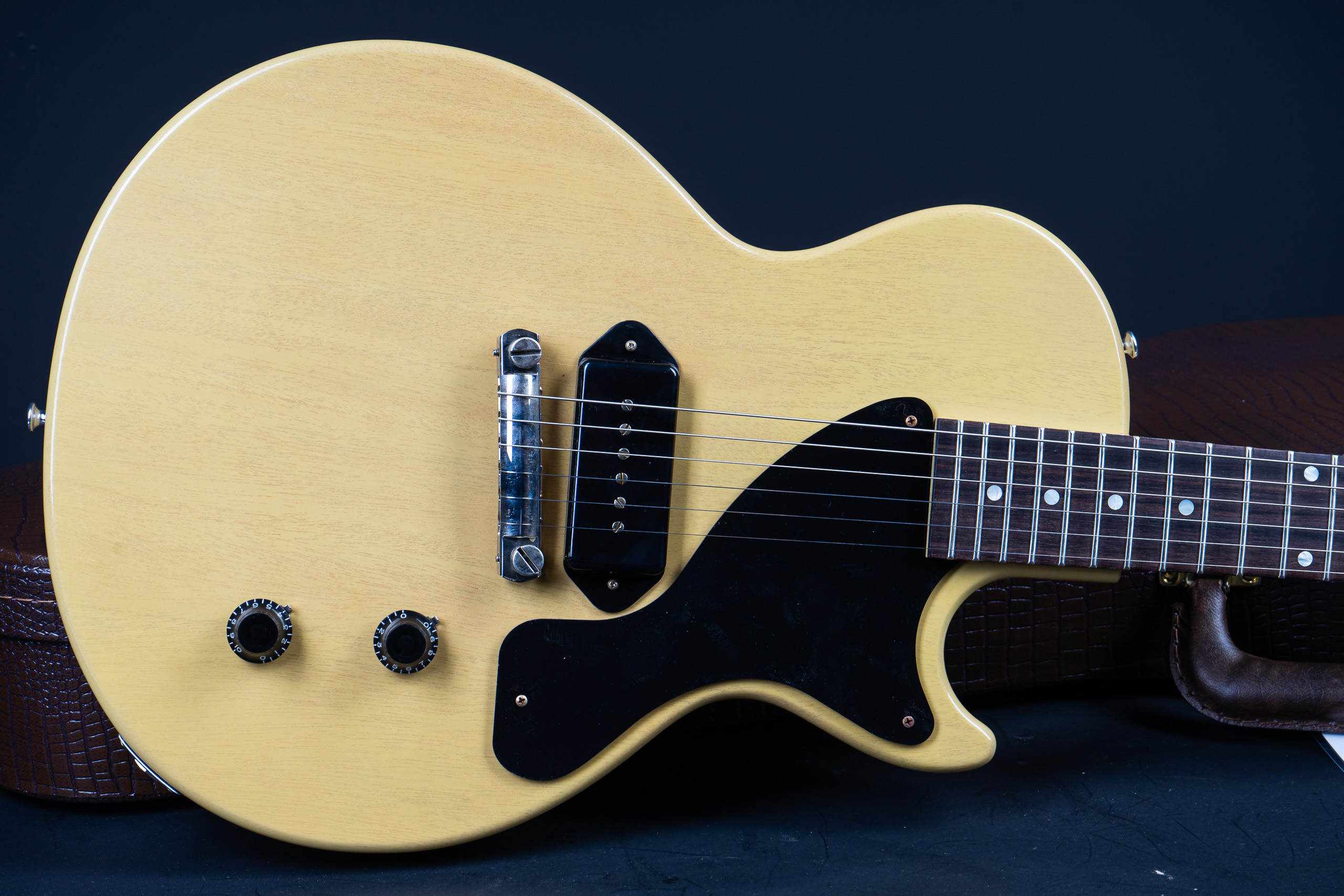 ギター Gibson custom shop 1957 Les Paul Junior Gibson Custom Shop 1957 Les Paul Junior Single Cut - TV Yellow