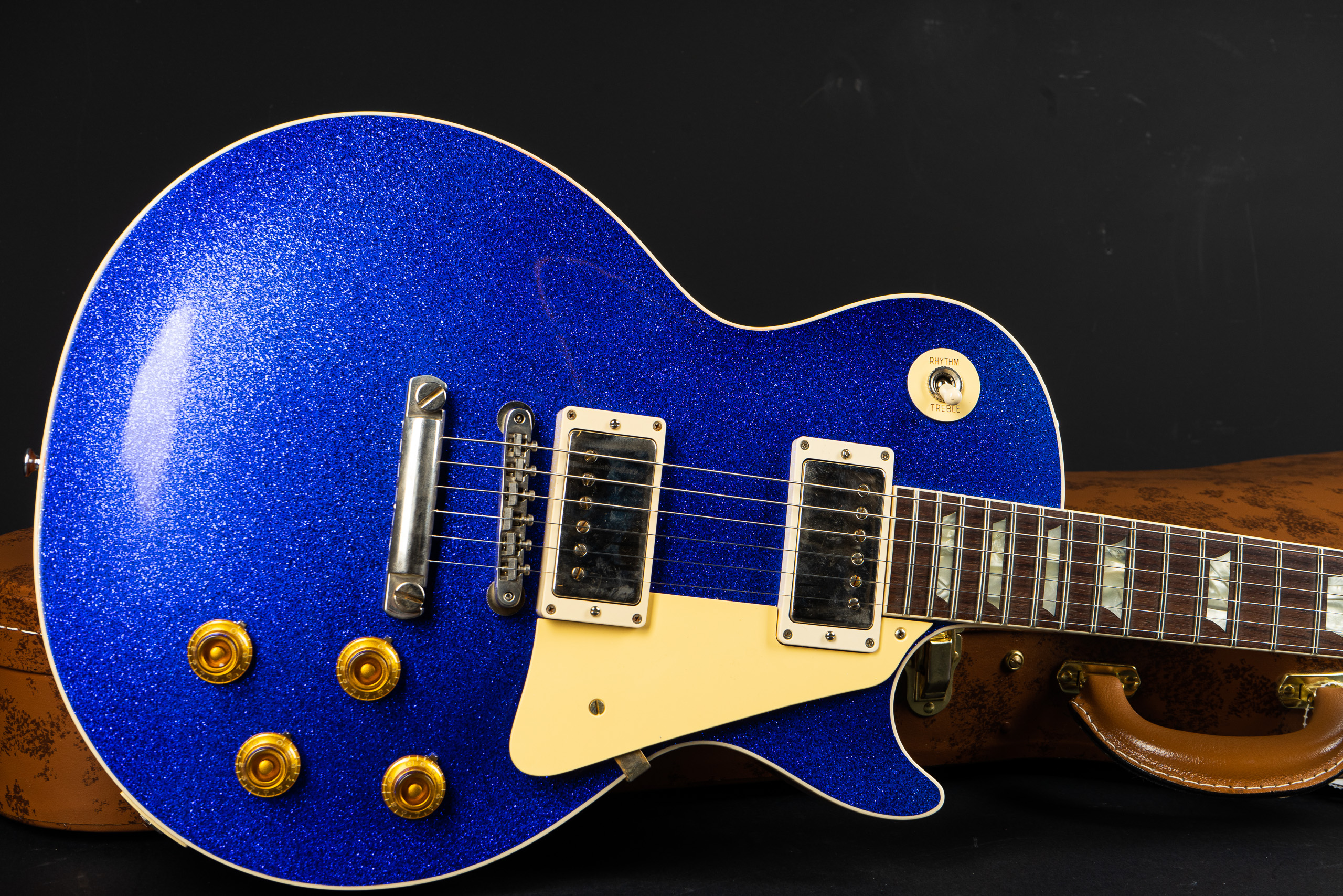 ギター Gibson Custom Shop 1957 Les Paul Custom LPB57PSL000000480_75473_8lbs11