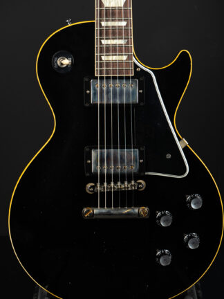 Gibson Custom Shop 1957 Les Paul Standard Blackout Murphy Lab Light Aged - All Ebony