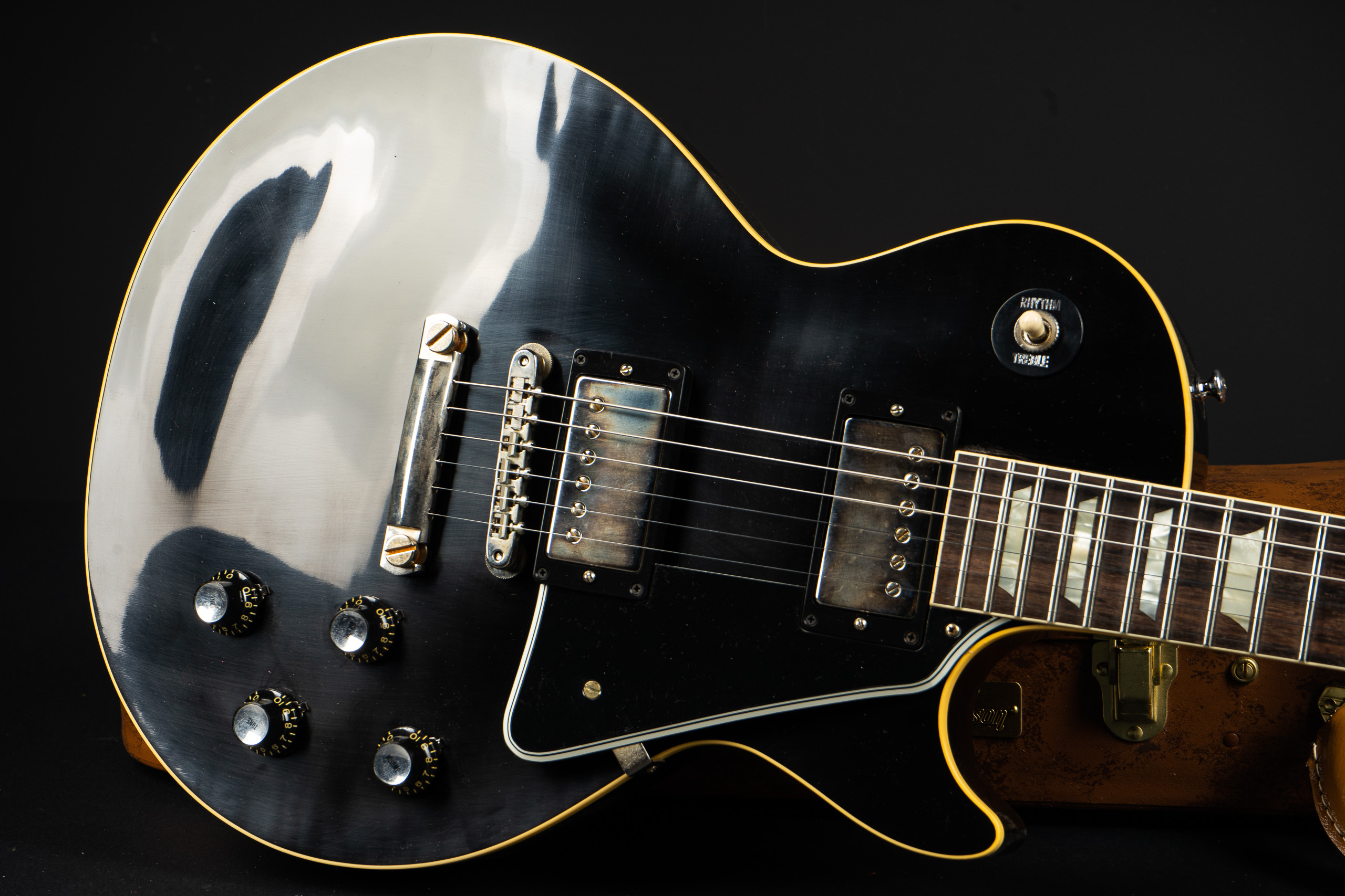 Gibson Custom Shop 1957 Les Paul Standard Blackout VOS - All Ebony