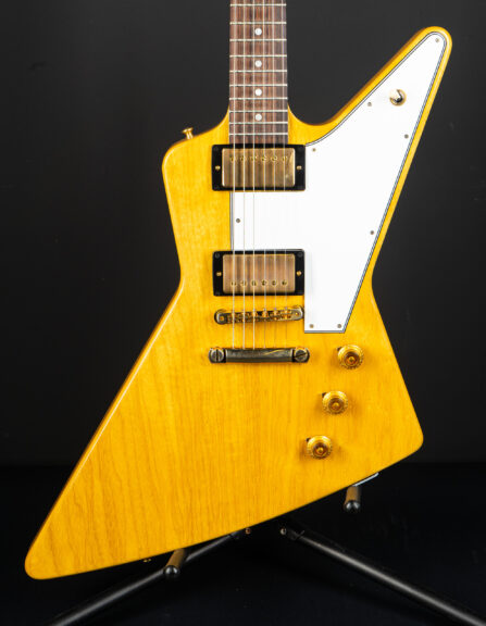 Gibson Custom Shop 1958 Korina Explorer White Pickguard - Natural