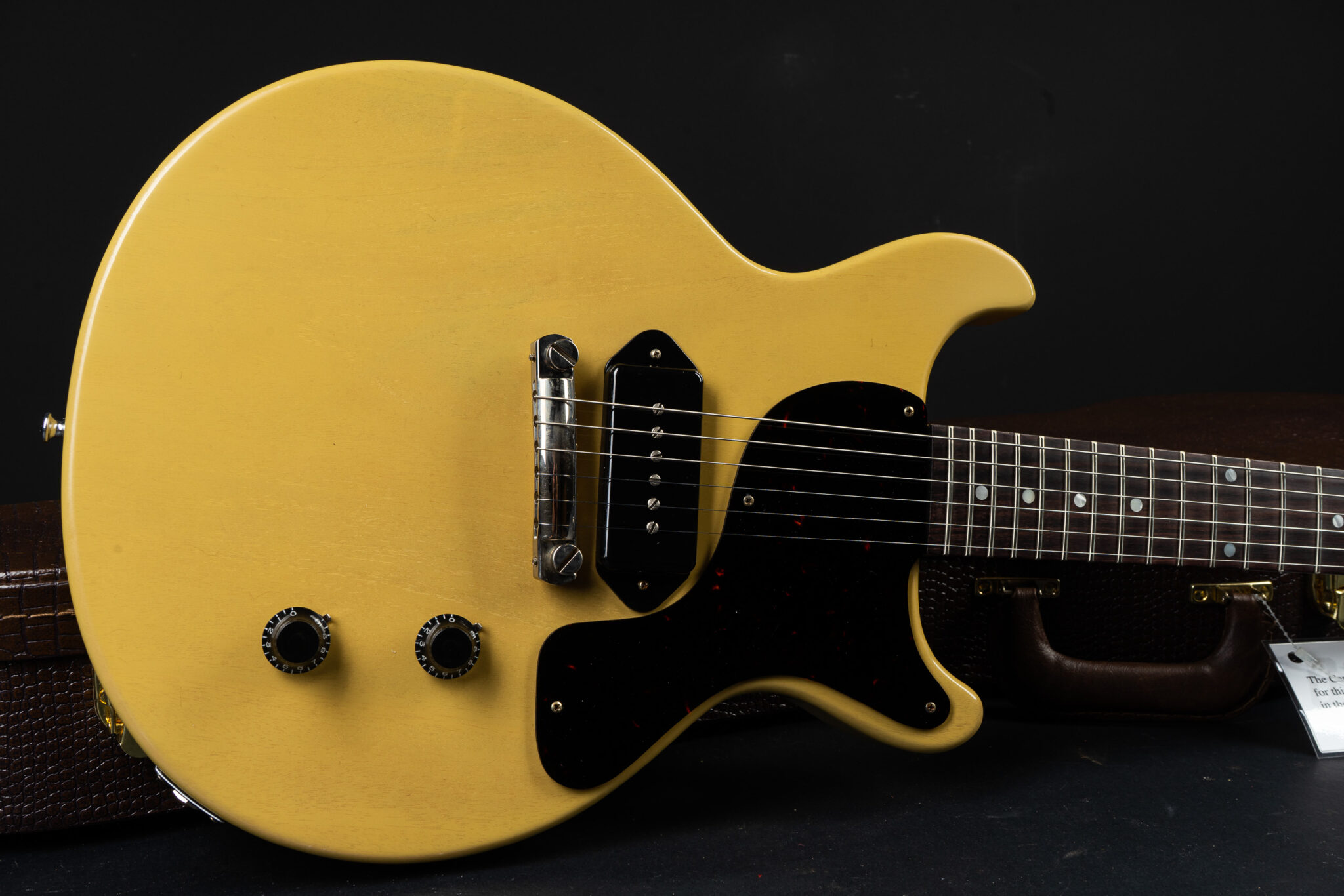 Gibson Custom Shop 1958 Les Paul Junior Double Cut – TV Yellow – GuitarPoint