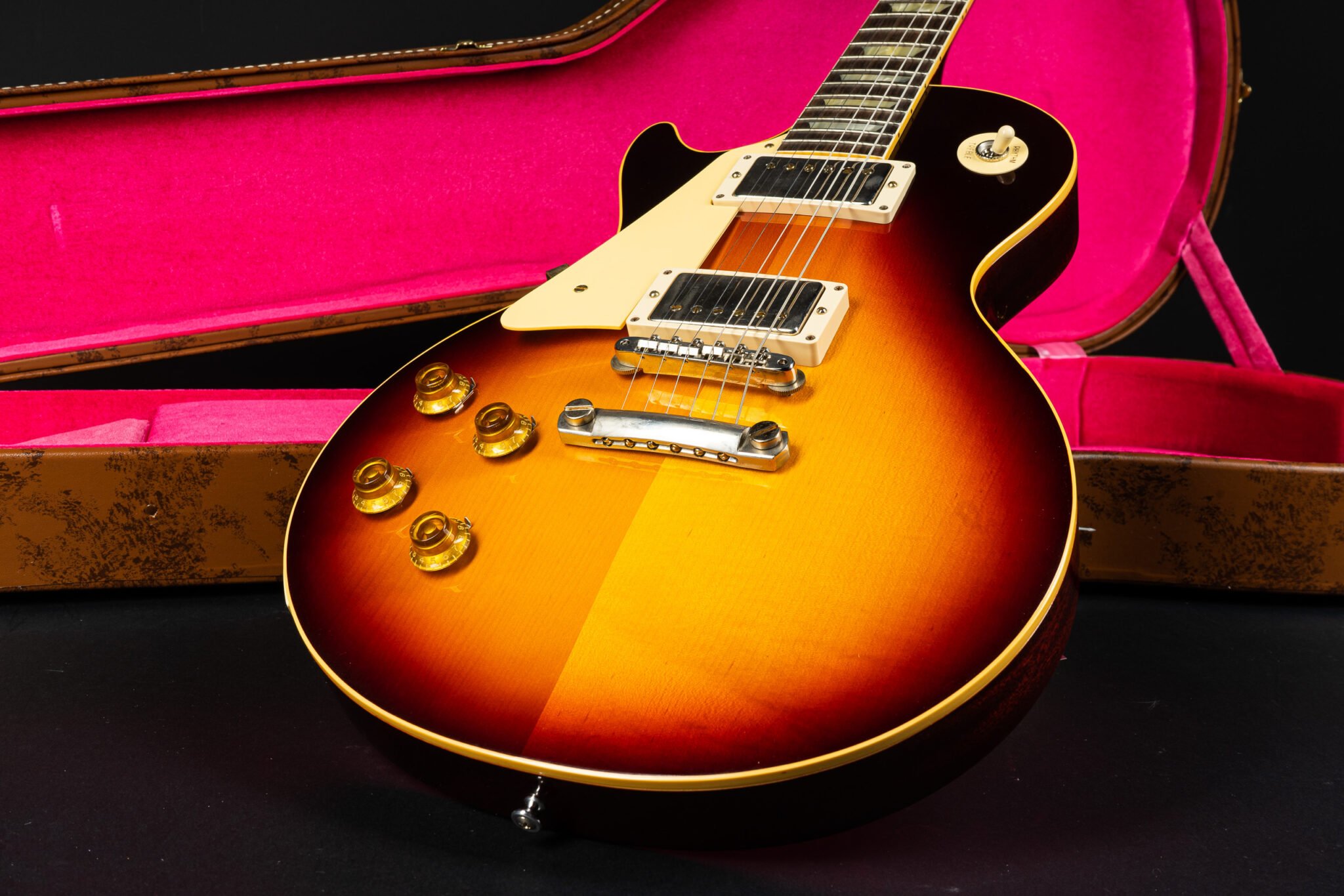 Gibson Custom Shop 1958 Les Paul Standard Reissue VOS Left Hand – Bourbon  Burst – GuitarPoint