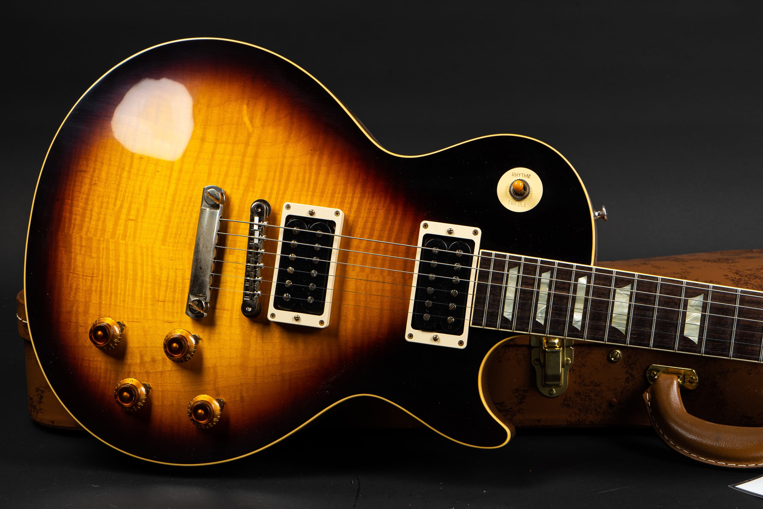 ギター Gibson Custom Shop 1958 Les Paul VOS Gibson Custom Shop 1958 Les Paul Standard - Tobacco Burst VOS