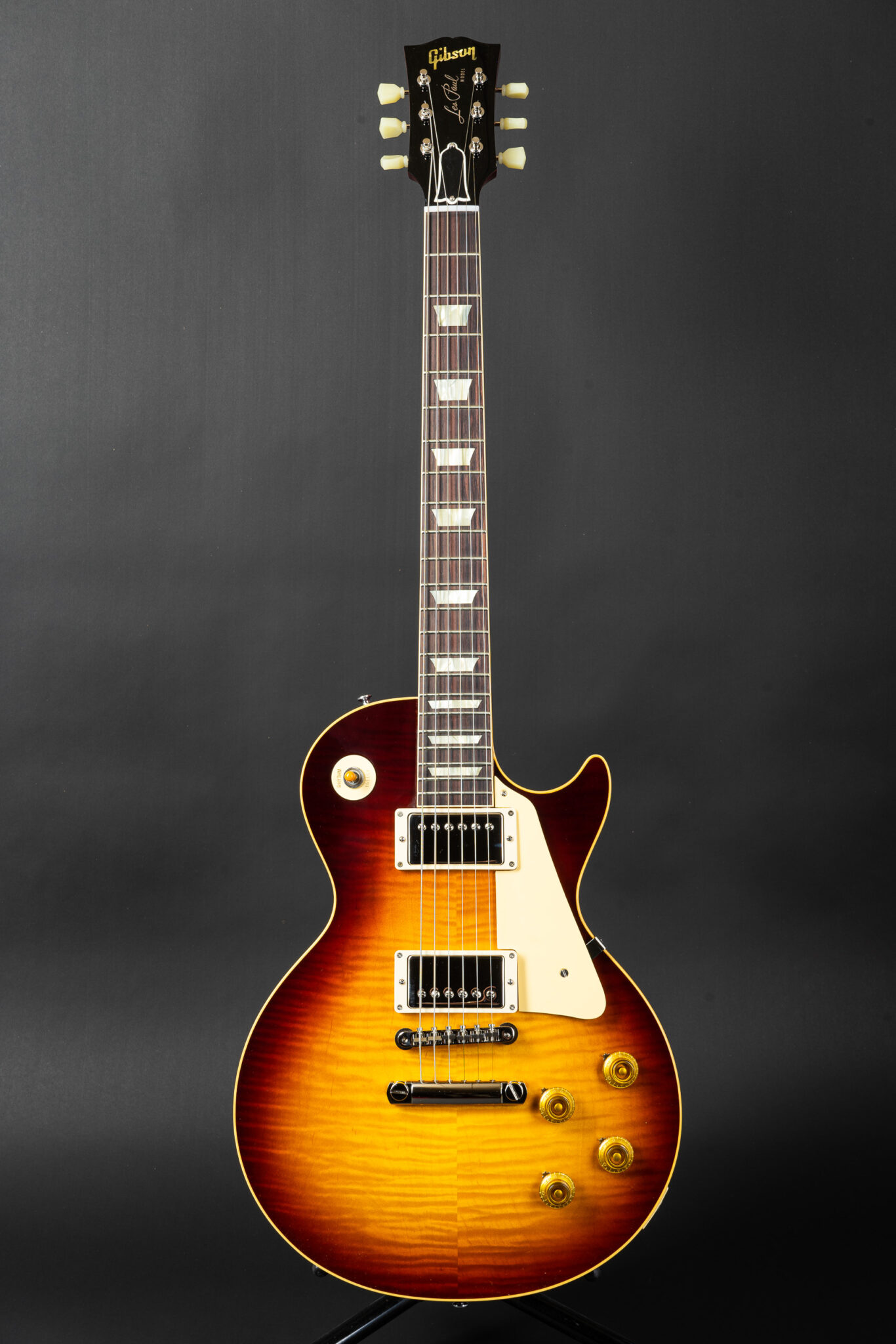 gibson 1959 les paul standard dark bourbon fade gloss