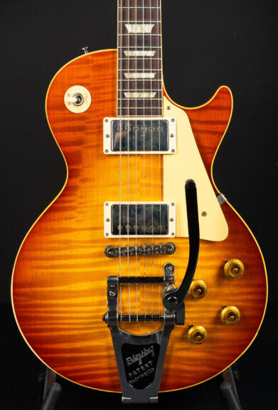 Gibson Custom Shop 1959 Les Paul Reissue Murphy Lab Light Aged Bigsby – Sunrise Teaburst