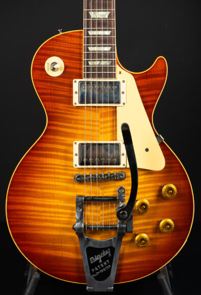 Gibson Custom Shop 1959 Les Paul Reissue Murphy Lab Light Aged Bigsby - Sunrise Teaburst