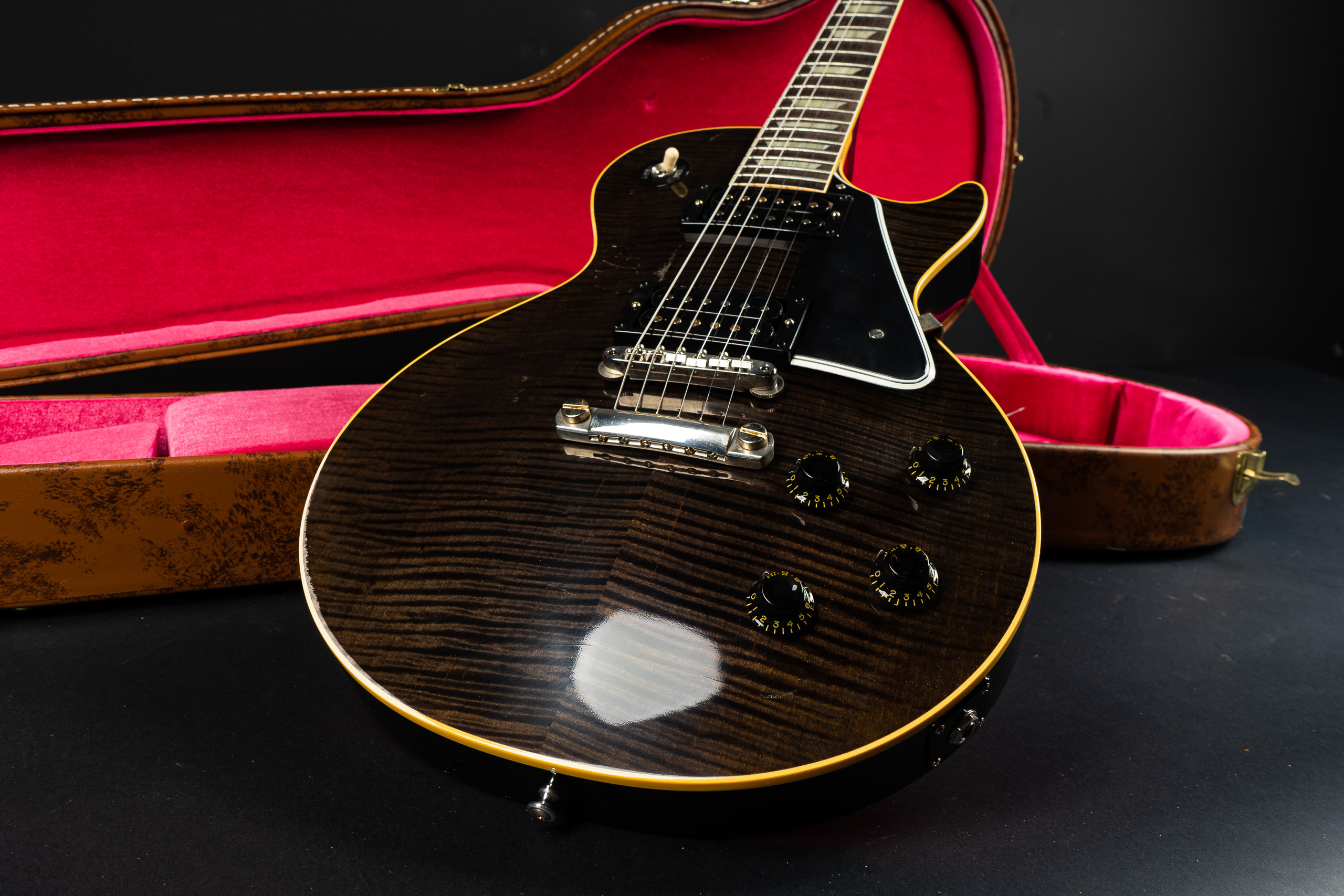 ギター Gibson custom shop 1959 Les paul std neckside.png