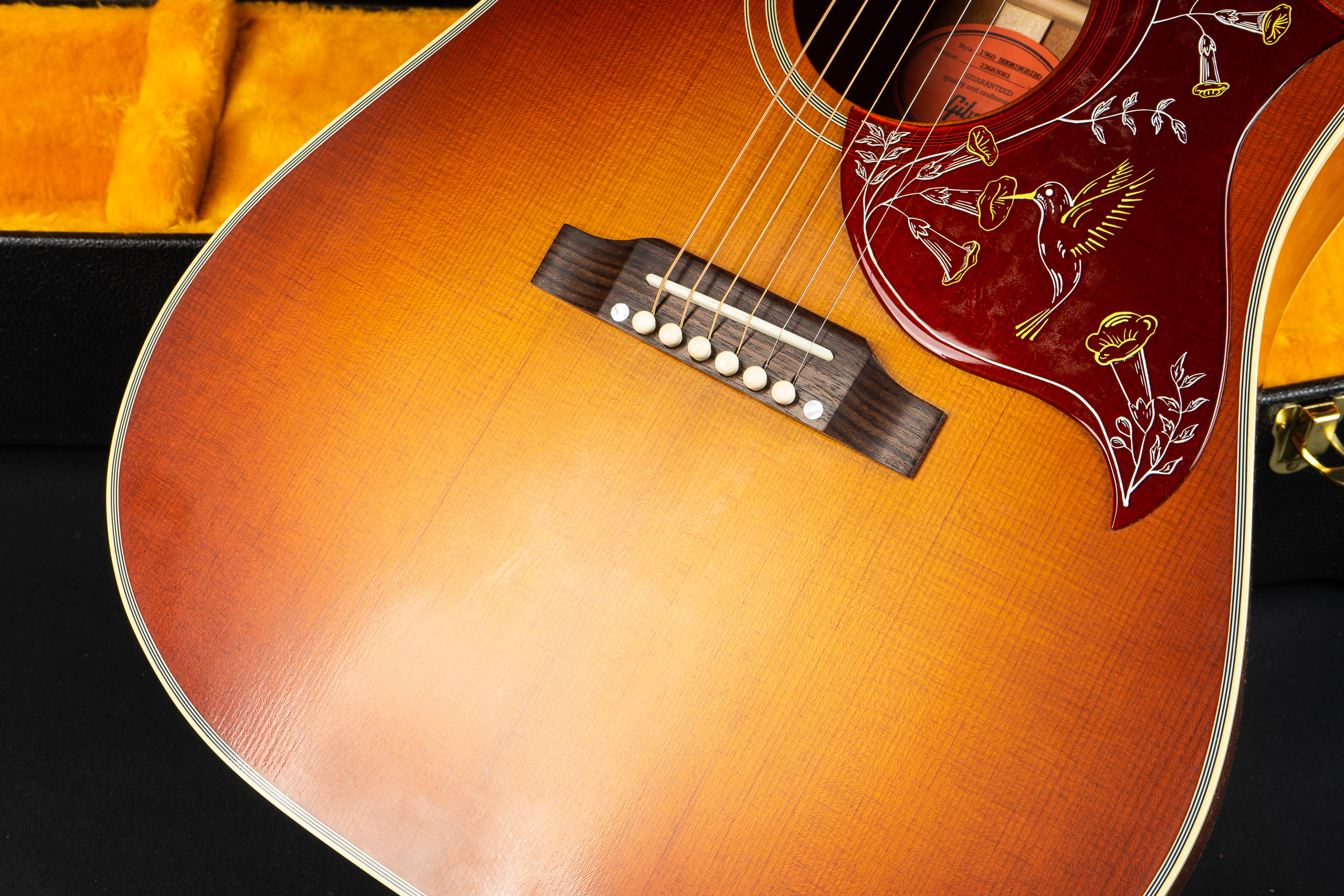 Gibson Custom Shop 1960 Hummingbird Fixed Bridge – Sunburst