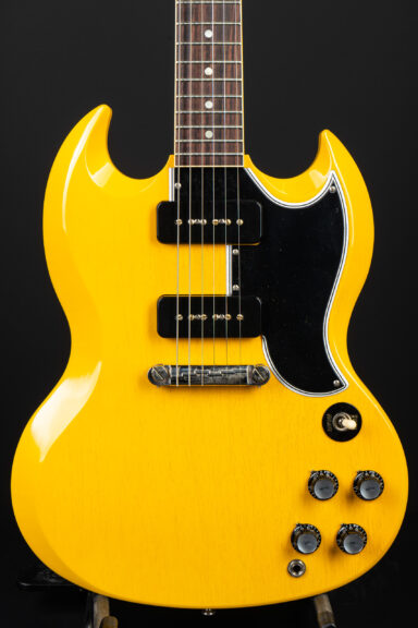 Gibson Custom Shop 1963 SG Special Lightning Bar - Banana TV Yellow