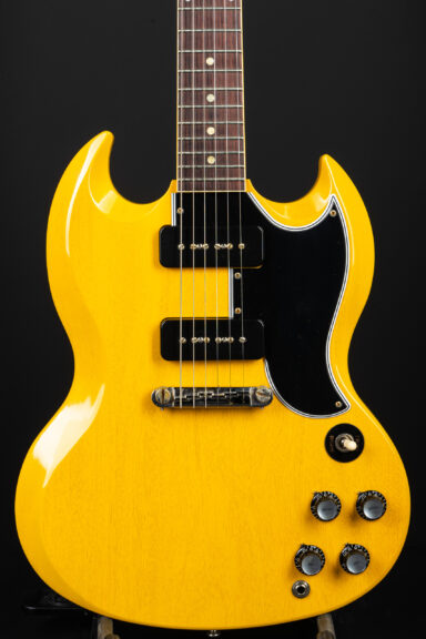 Gibson Custom Shop 1963 SG Special Lightning Bar - Banana TV Yellow