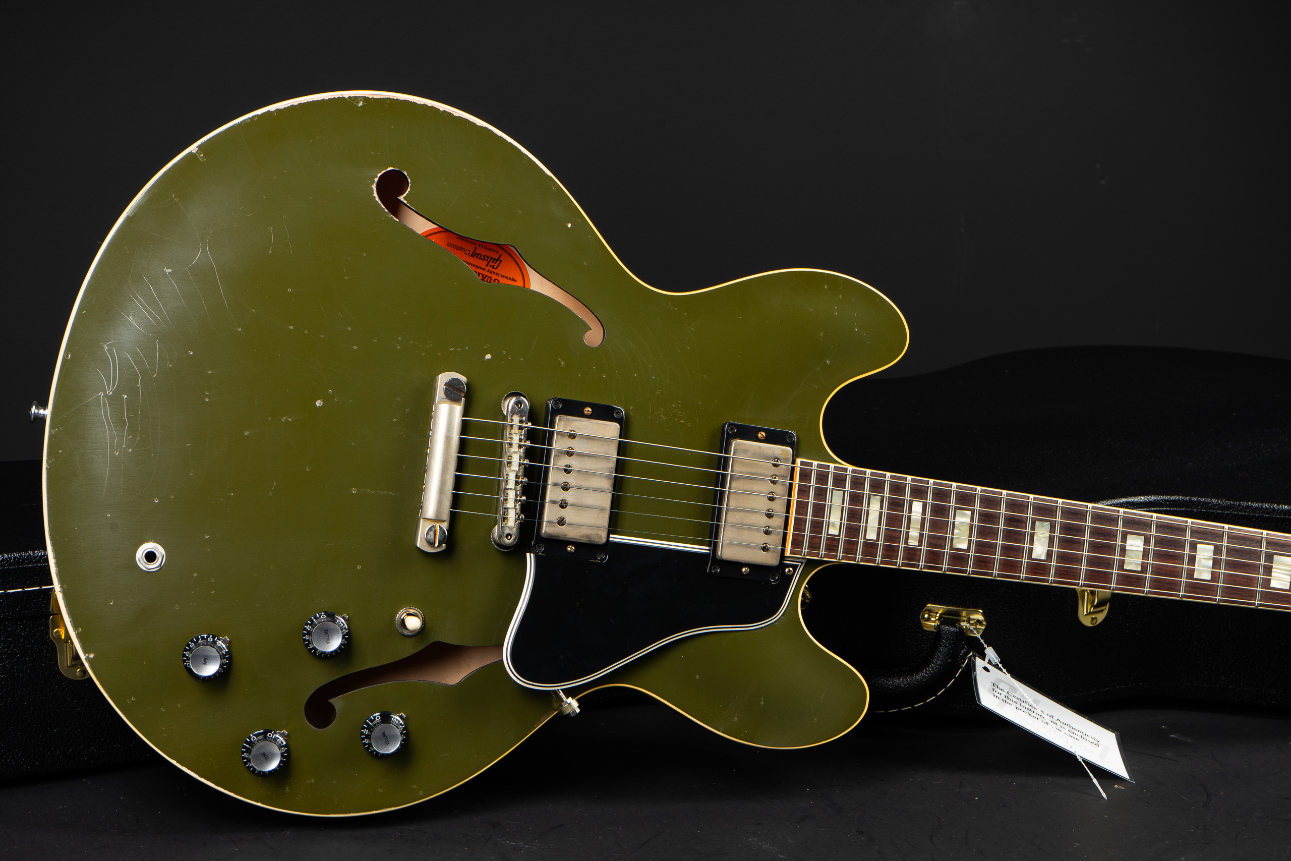Gibson Custom Shop 1964 ES-335 Murphy Lab Heavy Aged - Olive Drab