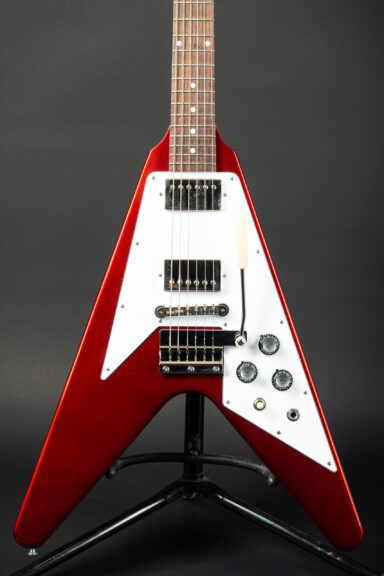 Gibson Custom Shop 1967 Flying V Vibrola - Sparkling Burgundy Metallic Gloss
