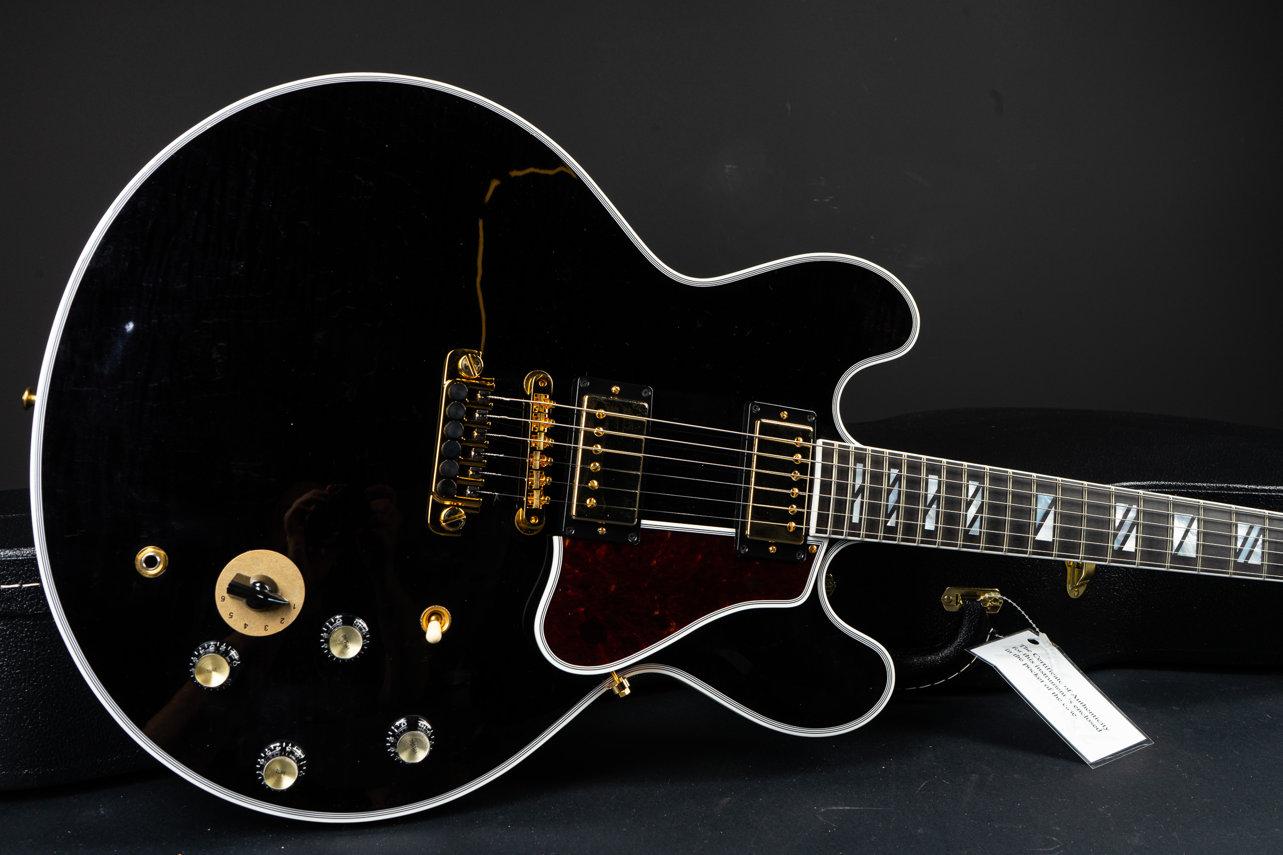 Gibson Lucille BBkingギブソン ルシール ES-355 ギブソン・ブランズ、B.B. キング氏を