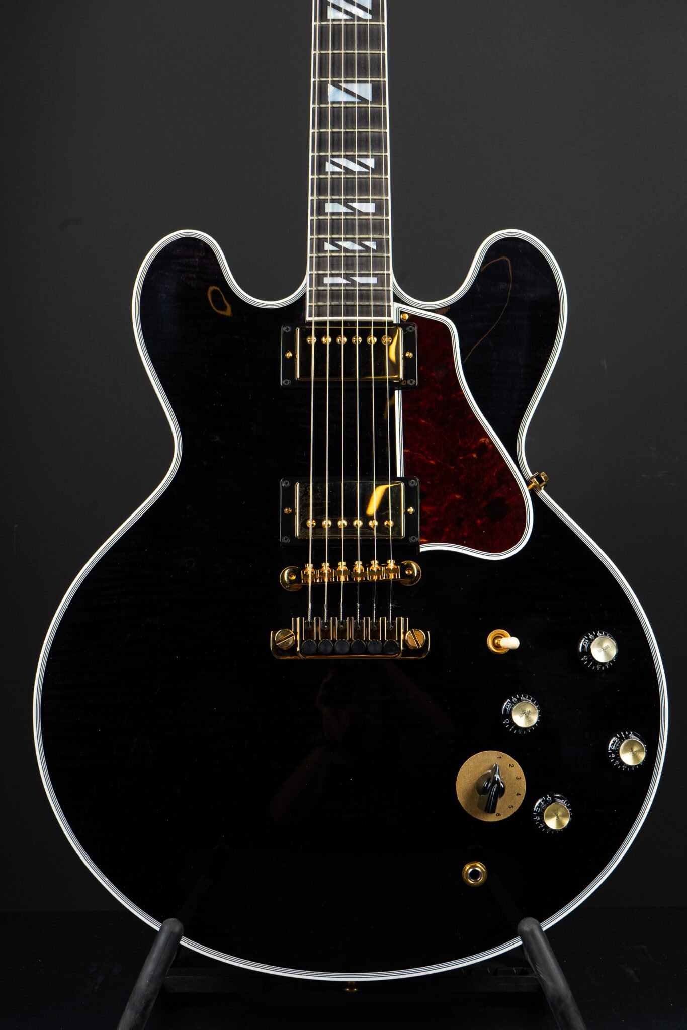 Gibson Custom Shop ES-355 B.B. King Lucille Legacy – Transparent Ebony ...