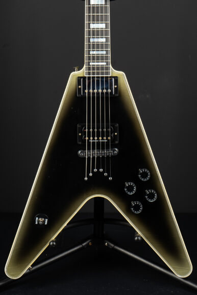 Gibson Custom Shop Flying V Custom Adam Jones Reverse Murphy Lab Light Aged - Antique Silverburst