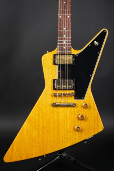 Gibson Custom Shop Korina 1958 Explorer Reissue Black Pickguard VOS #81986