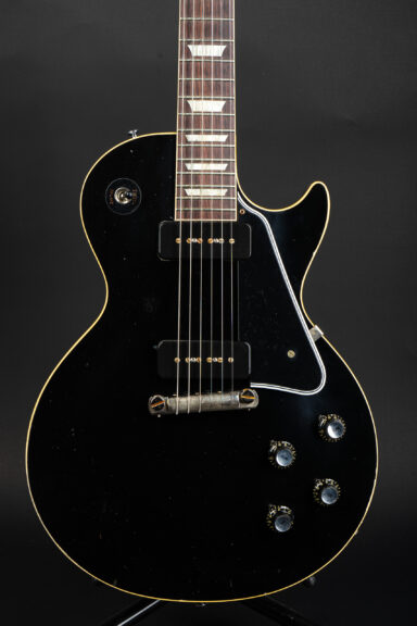 Gibson Custom Shop Les Paul 1954 Reissue Blackout - Murphy Lab Light Aged