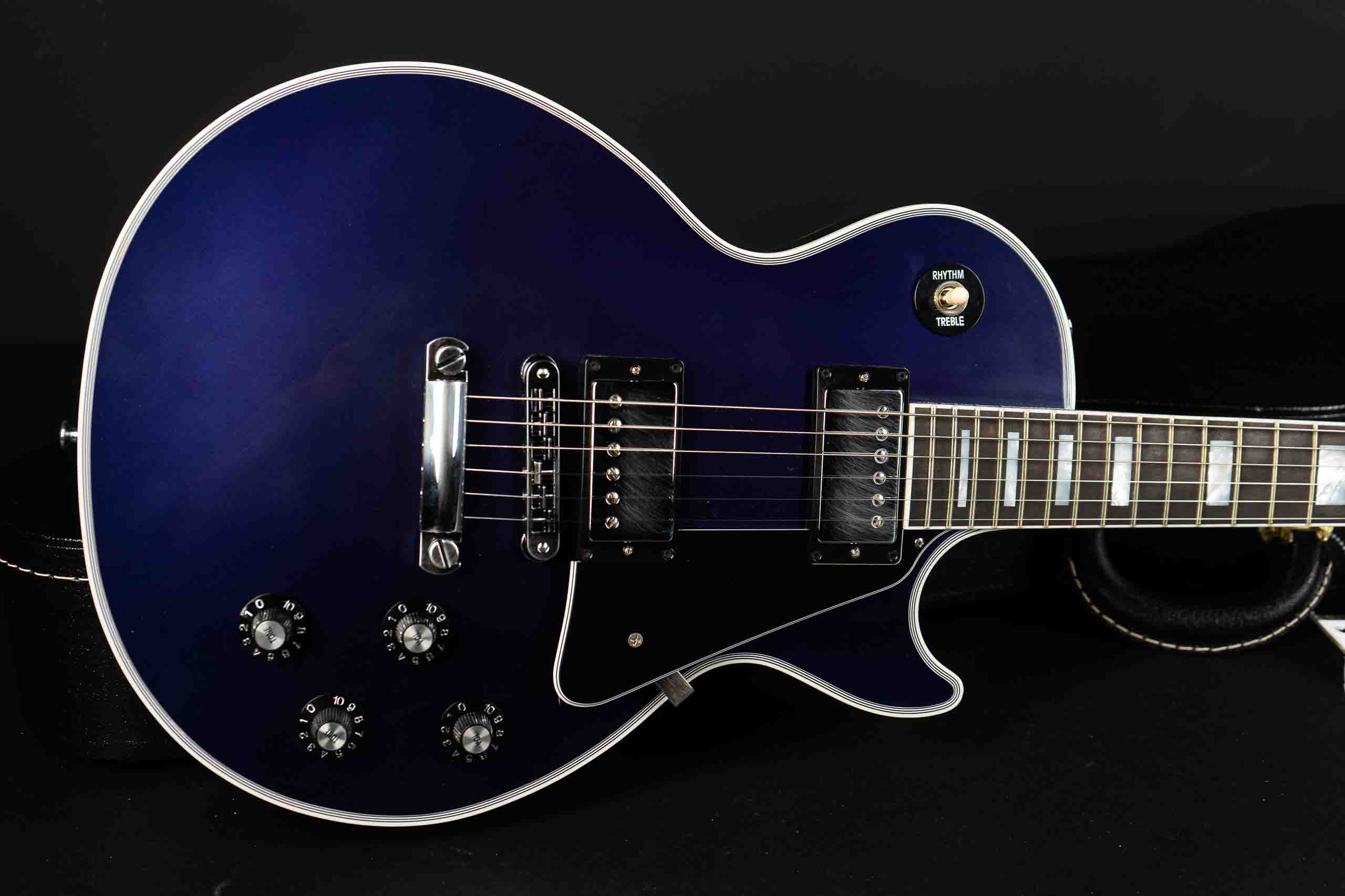 Gibson Custom Shop Les Paul Custom VOS - Candy Blue - GuitarPoint
